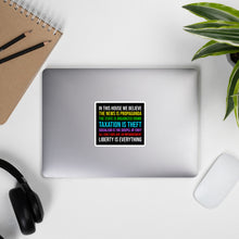 Load image into Gallery viewer, In This House Bubble-free stickers