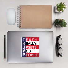 Load image into Gallery viewer, TRUMP Truth Really Upsets Most People Bubble-free stickers