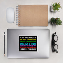 Load image into Gallery viewer, In This House Bubble-free stickers