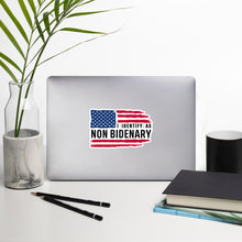 Load image into Gallery viewer, I Identify as Non-Bidenary Bubble-free stickers