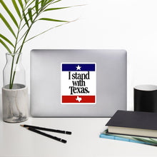 Load image into Gallery viewer, I Stand With Texas Bubble-free stickers
