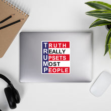 Load image into Gallery viewer, TRUMP Truth Really Upsets Most People Bubble-free stickers