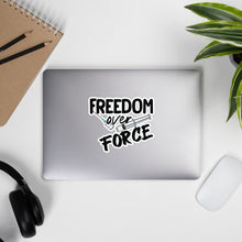 Load image into Gallery viewer, Freedom Over Force Bubble-free stickers