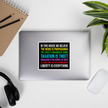 Load image into Gallery viewer, In This House Bubble-free stickers
