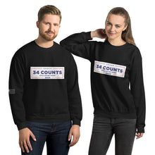 Load image into Gallery viewer, 34 Counts Still Voting for Trump Men's Sweatshirt