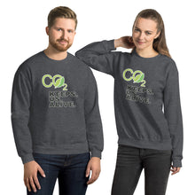 Load image into Gallery viewer, CO2 Keeps. Us. Alive. Men's Sweatshirt