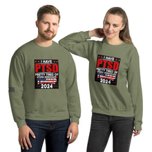 Load image into Gallery viewer, I Have PTSD: Pretty Tired of Stupid Democrats Men's Sweatshirt