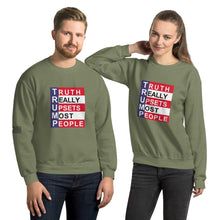Load image into Gallery viewer, TRUMP Truth Really Upsets Most People Men's Sweatshirt