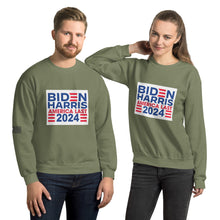 Load image into Gallery viewer, BIDEN HARRIS 2024 America Last Men's Sweatshirt