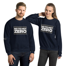 Load image into Gallery viewer, No To Net Zero Men's Sweatshirt