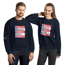 Load image into Gallery viewer, TRUMP Truth Really Upsets Most People Men's Sweatshirt