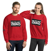 Load image into Gallery viewer, No To Net Zero Men's Sweatshirt