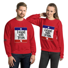 Load image into Gallery viewer, I Stand With Texas Men's Sweatshirt