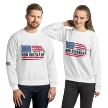 Load image into Gallery viewer, I Identify as Non-Bidenary Men's Sweatshirt