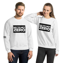 Load image into Gallery viewer, No To Net Zero Men's Sweatshirt