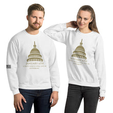 Load image into Gallery viewer, January 6th A Date That Will Live In Hyperbole Men's Sweatshirt