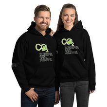 Load image into Gallery viewer, CO2 Keeps. Us. Alive. Men's Hoodie