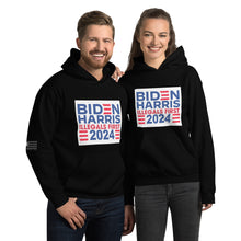 Load image into Gallery viewer, BIDEN HARRIS 2024 Illegals First Women's Hoodie