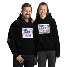 Load image into Gallery viewer, BIDEN HARRIS 2024 America Last Women's Hoodie