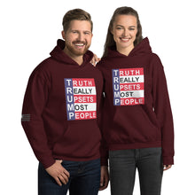 Load image into Gallery viewer, TRUMP Truth Really Upsets Most People Women's Hoodie
