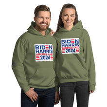 Load image into Gallery viewer, BIDEN HARRIS 2024 America Last Men's Hoodie