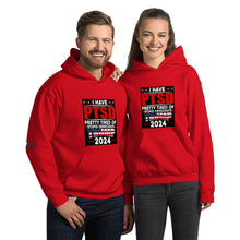 Load image into Gallery viewer, I Have PTSD: Pretty Tired of Stupid Democrats Women's Hoodie