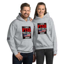 Load image into Gallery viewer, I Have PTSD: Pretty Tired of Stupid Democrats Women's Hoodie