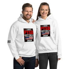 Load image into Gallery viewer, I Have PTSD: Pretty Tired of Stupid Democrats Women's Hoodie