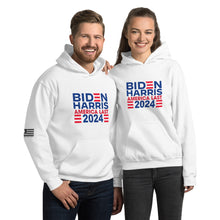 Load image into Gallery viewer, BIDEN HARRIS 2024 America Last Men's Hoodie