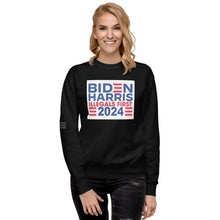 Load image into Gallery viewer, BIDEN HARRIS 2024 Illegals First Women's Sweatshirt