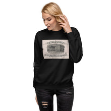 Load image into Gallery viewer, Uncle Joe's Savings and Loan (Banknote Version) Women's Sweatshirt