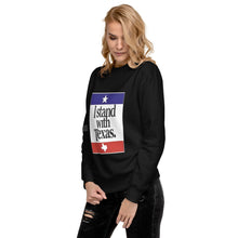 Load image into Gallery viewer, I Stand With Texas Women's Sweatshirt