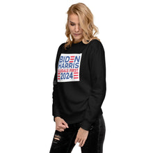 Load image into Gallery viewer, BIDEN HARRIS 2024 Illegals First Women's Sweatshirt