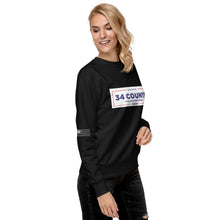 Load image into Gallery viewer, 34 Counts Still Voting for Trump Women's Sweatshirt