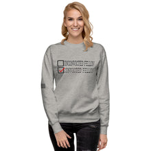 Load image into Gallery viewer, Voting for a Convicted Felon Women's Sweatshirt
