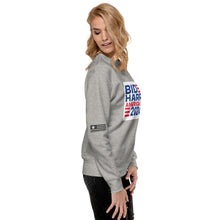Load image into Gallery viewer, BIDEN HARRIS 2024 America Last Women's Sweatshirt