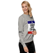 Load image into Gallery viewer, I Stand With Texas Women's Sweatshirt