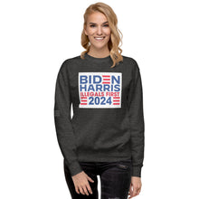Load image into Gallery viewer, BIDEN HARRIS 2024 Illegals First Women's Sweatshirt