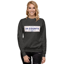Load image into Gallery viewer, 34 Counts Still Voting for Trump Women's Sweatshirt