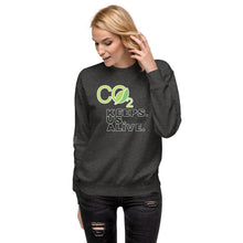Load image into Gallery viewer, CO2 Keeps. Us. Alive. Women's Sweatshirt