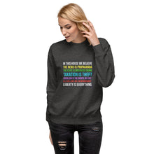 Load image into Gallery viewer, In This House Women's Sweatshirt