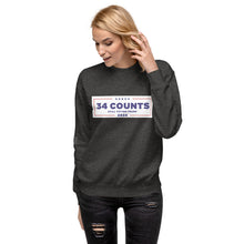 Load image into Gallery viewer, 34 Counts Still Voting for Trump Women's Sweatshirt