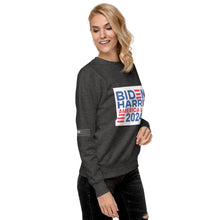 Load image into Gallery viewer, BIDEN HARRIS 2024 America Last Women's Sweatshirt