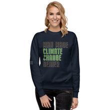 Load image into Gallery viewer, Man Made Climate Change Women's Sweatshirt