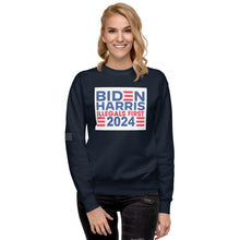 Load image into Gallery viewer, BIDEN HARRIS 2024 Illegals First Women's Sweatshirt