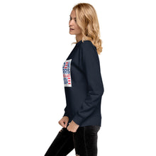 Load image into Gallery viewer, BIDEN HARRIS 2024 America Last Women's Sweatshirt