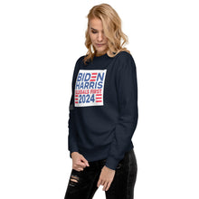 Load image into Gallery viewer, BIDEN HARRIS 2024 Illegals First Women's Sweatshirt