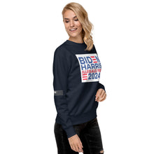 Load image into Gallery viewer, BIDEN HARRIS 2024 Illegals First Women's Sweatshirt