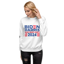 Load image into Gallery viewer, Biden Harris 2024 Don't Don't Don't Women's Sweatshirt