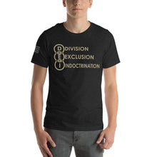 Load image into Gallery viewer, DEI Division Exclusion Indoctrination Men's t-shirt